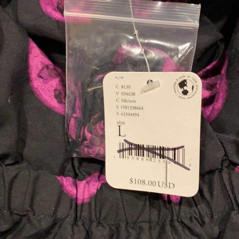 FREE PEOPLE LEANNA TUBE DRESS BLACK COMBO NEW NWT LARGE - Picture 14 of 15